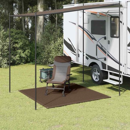 Alfombra para tienda de campaña marrón 200x200 cm by , Tent Accessories - Ref: Foro24-310796, Price: 20,80 €, Discount: %
