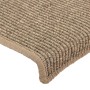 Alfombrilla autoadhesiva escalera 15 uds beige oscuro 65x21x4cm von , Treppenmatten - Ref: Foro24-326908, Preis: 121,12 €, Ra...