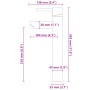 Lavabo de baño con grifo y desagüe de empuje vidrio templado von , Sinkt - Ref: Foro24-3098439, Preis: 91,42 €, Rabatt: %