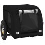 Remolque de bicicleta mascotas hierro tela Oxford negro | Foro24.es | Tu tienda online para hogar, jardín y más Foro24.es