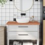 Encimera de baño madera maciza de haya 100x50x4 cm | Foro24.es | Tu tienda online para hogar, jardín y más Foro24.es