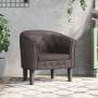 Sillón cuero sintético marrón by , Armchairs - Ref: Foro24-356459, Price: 177,94 €, Discount: %