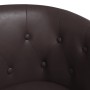 Sillón cuero sintético marrón by , Armchairs - Ref: Foro24-356459, Price: 177,94 €, Discount: %