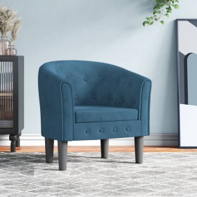 Comprar Sillón de terciopelo azul oscuro