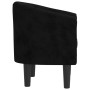 Sillón de terciopelo negro de , Sillones - Ref: Foro24-356471, Precio: 176,64 €