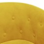 Sillón con taburete terciopelo amarillo by , Armchairs - Ref: Foro24-356484, Price: 191,30 €, Discount: %