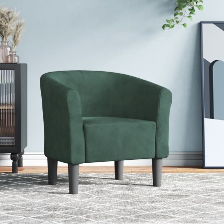 Sillón de terciopelo verde oscuro von , Sessel - Ref: Foro24-356444, Preis: 155,06 €, Rabatt: %