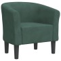 Sillón de terciopelo verde oscuro von , Sessel - Ref: Foro24-356444, Preis: 155,06 €, Rabatt: %