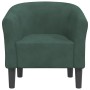 Sillón de terciopelo verde oscuro von , Sessel - Ref: Foro24-356444, Preis: 155,06 €, Rabatt: %
