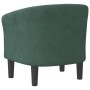 Sillón de terciopelo verde oscuro von , Sessel - Ref: Foro24-356444, Preis: 155,06 €, Rabatt: %