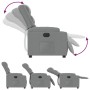 Sillón reclinable eléctrico tela gris claro by , Armchairs - Ref: Foro24-3206567, Price: 295,63 €, Discount: %