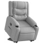 Sillón reclinable elevable de tela gris claro by , Armchairs - Ref: Foro24-3206573, Price: 338,33 €, Discount: %