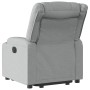 Sillón reclinable elevable de tela gris claro by , Armchairs - Ref: Foro24-3206573, Price: 338,33 €, Discount: %