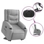 Sillón reclinable elevable de tela gris claro by , Armchairs - Ref: Foro24-3206573, Price: 338,33 €, Discount: %