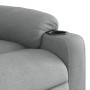 Sillón reclinable elevable de tela gris claro by , Armchairs - Ref: Foro24-3206573, Price: 338,33 €, Discount: %