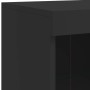 Aparador con luces LED negro 202x37x100 cm von , Sideboards - Ref: Foro24-3209185, Preis: 276,11 €, Rabatt: %