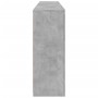 Aparador con luces LED gris hormigón 202x37x100 cm by , Sideboards - Ref: Foro24-3209187, Price: 218,05 €, Discount: %