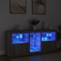 Aparador con luces LED gris Sonoma 162x37x67 cm von , Sideboards - Ref: Foro24-3209035, Preis: 218,24 €, Rabatt: %