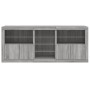 Aparador con luces LED gris Sonoma 162x37x67 cm von , Sideboards - Ref: Foro24-3209035, Preis: 218,24 €, Rabatt: %