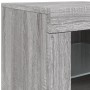 Aparador con luces LED gris Sonoma 162x37x67 cm von , Sideboards - Ref: Foro24-3209035, Preis: 218,24 €, Rabatt: %