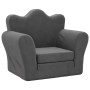 Sofá cama infantil felpa suave gris antracita by , Baby and Toddler Furniture - Ref: Foro24-357054, Price: 48,28 €, Discount: %