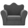 Sofá cama infantil felpa suave gris antracita by , Baby and Toddler Furniture - Ref: Foro24-357054, Price: 48,28 €, Discount: %