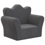 Sofá para niños felpa suave gris antracita by , Baby and Toddler Furniture - Ref: Foro24-357042, Price: 47,64 €, Discount: %