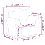Sofá para niños felpa suave gris antracita by , Baby and Toddler Furniture - Ref: Foro24-357042, Price: 47,64 €, Discount: %