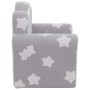 Sofá para niños felpa suave gris claro con estrellas by , Baby and Toddler Furniture - Ref: Foro24-357040, Price: 38,90 €, Di...