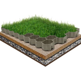 Rejillas para césped 16 unidades plástico verde 60x40x3 cm by , Moldings - Ref: Foro24-146280, Price: 97,26 €, Discount: %