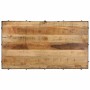 Mesa de centro con ruedas madera maciza de mango 100x55x26 cm | Foro24.es | Tu tienda online para hogar, jardín y más Foro24.es