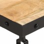 Mesa de centro con ruedas madera maciza de mango 100x55x26 cm | Foro24.es | Tu tienda online para hogar, jardín y más Foro24.es