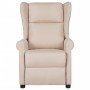 Sillón de masaje de tela color crema by , Electric massage chairs - Ref: Foro24-348525, Price: 241,59 €, Discount: %