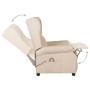 Sillón de masaje de tela color crema by , Electric massage chairs - Ref: Foro24-348525, Price: 241,59 €, Discount: %