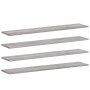 Estantes pared 4 uds madera ingeniería gris Sonoma 100x20x1,5cm by , Shelves - Ref: Foro24-838293, Price: 35,63 €, Discount: %