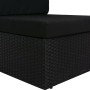 Sofá seccional de 3 plazas de ratán sintético negro by , Modular outdoor sofas - Ref: Foro24-49506, Price: 316,25 €, Discount: %