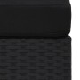 Sofá seccional de 3 plazas de ratán sintético negro by , Modular outdoor sofas - Ref: Foro24-49506, Price: 316,25 €, Discount: %