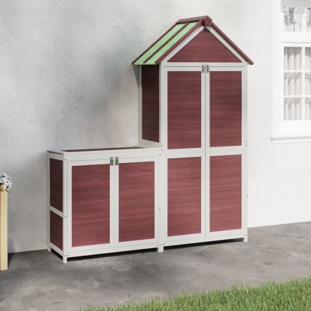 Cobertizos para herramientas de jardín 2 pzas madera pino moca by , Sheds - Ref: Foro24-172251, Price: 333,84 €, Discount: %
