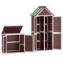 Cobertizos para herramientas de jardín 2 pzas madera pino moca by , Sheds - Ref: Foro24-172251, Price: 333,84 €, Discount: %