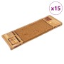 Alfombrilla autoadhesiva de escalera 15 uds beige 65x21x4 cm | Foro24.es | Tu tienda online para hogar, jardín y más Foro24.es
