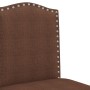 Taburetes altos 2 uds madera maciza de caucho y tela | Foro24.es | Tu tienda online para hogar, jardín y más Foro24.es
