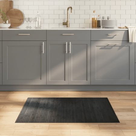 Alfombra rectangular bambú gris 70x100 cm | Foro24.es | Tu tienda online para hogar, jardín y más Foro24.es