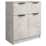 Aparador de madera contrachapada gris hormigón 60x30x70 cm de vidaXL, Aparadores - Ref: Foro24-811092, Precio: 60,27 €, Descu...