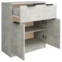 Concrete gray plywood sideboard 60x30x70 cm by vidaXL, Sideboards - Ref: Foro24-811092, Price: 59,53 €, Discount: %