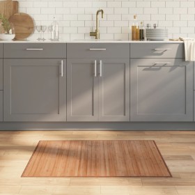 Alfombra rectangular bambú color natural 70x100 cm von , Teppiche - Ref: Foro24-376865, Preis: 18,89 €, Rabatt: %