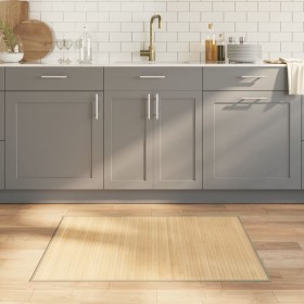 Alfombra rectangular bambú color natural claro 80x100 cm von , Teppiche - Ref: Foro24-376903, Preis: 19,78 €, Rabatt: %