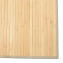 Alfombra rectangular bambú color natural claro 80x100 cm by , Rugs - Ref: Foro24-376903, Price: 19,78 €, Discount: %