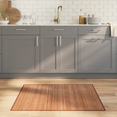 Alfombra rectangular bambú color natural 80x100 cm by , Rugs - Ref: Foro24-376901, Price: 19,78 €, Discount: %