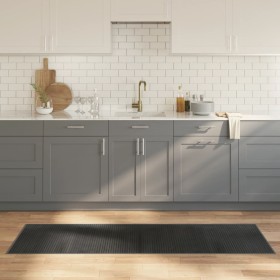 Alfombra rectangular bambú gris 60x200 cm by , Rugs - Ref: Foro24-376838, Price: 21,80 €, Discount: %
