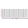 Alfombra rectangular bambú color natural 70x200 cm de , Alfombras - Ref: Foro24-376871, Precio: 26,17 €, Descuento: %